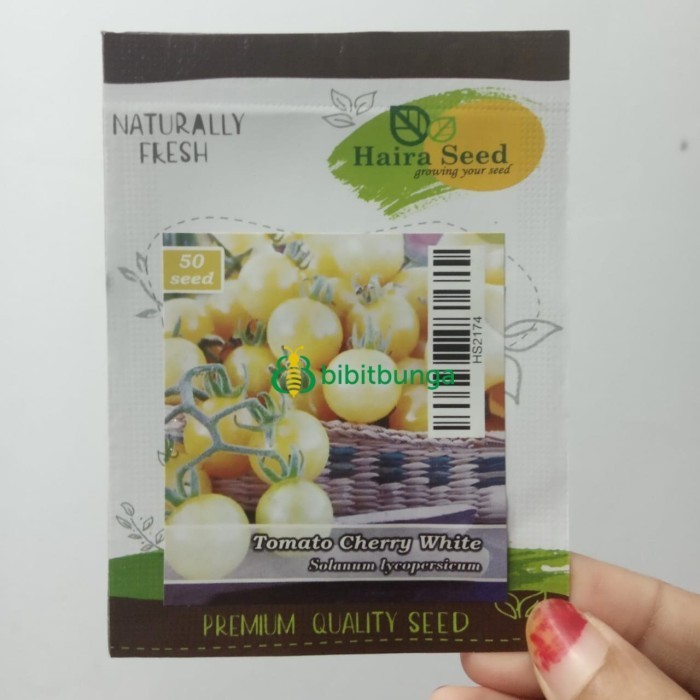 Benih Bibit Tomato Cherry White Biji Tomat Ceri Tanaman Sayuran Buah POHON