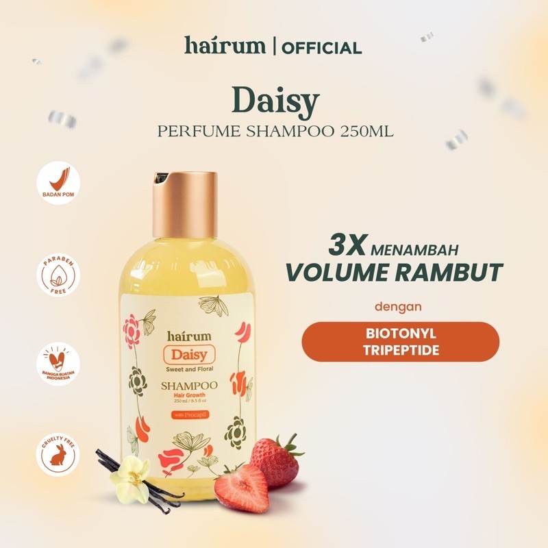 	 𝐇𝐀𝐈𝐑𝐔𝐌 Daisy 250ML Shampoo Parfum / Perfume Ekstrak Procapil	