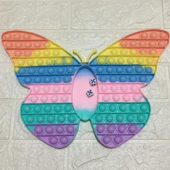 [Ori] Mainan Fidget Pop It Butterfly Jumbo Pas