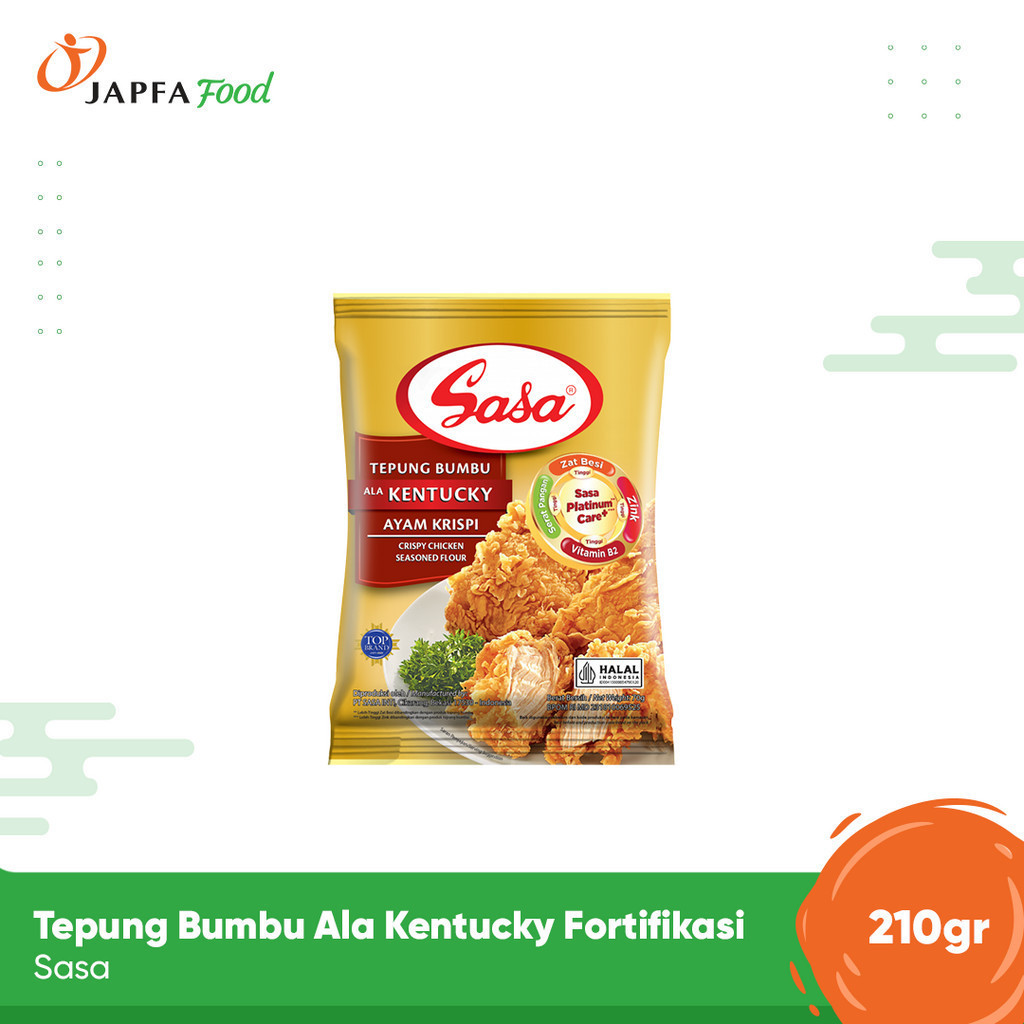 

Sasa Tepung Bumbu Ala Kentucky Fortifikasi 210 gr