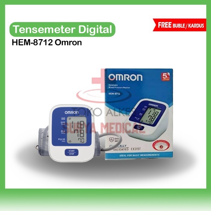 Tensi Digital Omron Hem-8712 Alat Cek Tekanan Darah
