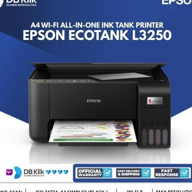 Printer Epson Ecotank L3250 A4 All In One-Epson L3250 Ink Tank Printer Retroilah