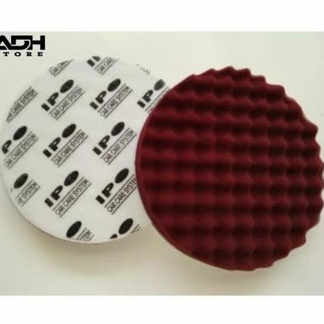 [Baru] Busa Poles Merah Tempel Merk Ipo 7Inch
