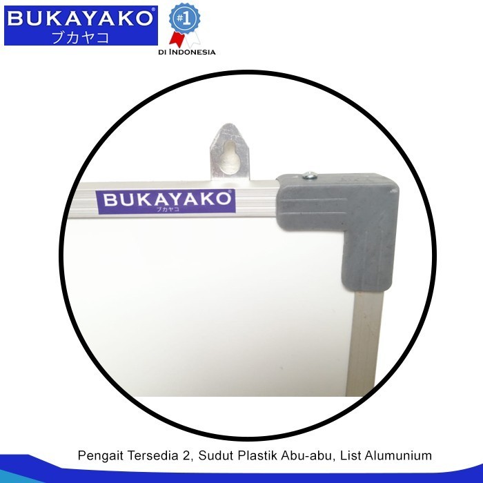 

Whiteboard Magnetic 120 X 240 Gantung Bukayako Papan Tulis