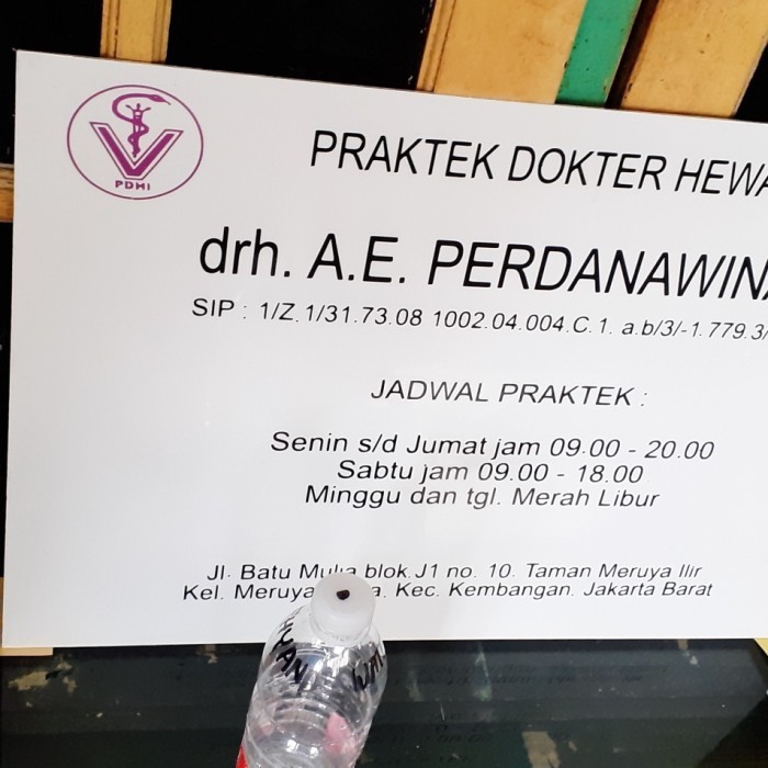 

Papan Nama Dokter 60 * 40 Outdoor Model 1 Muka