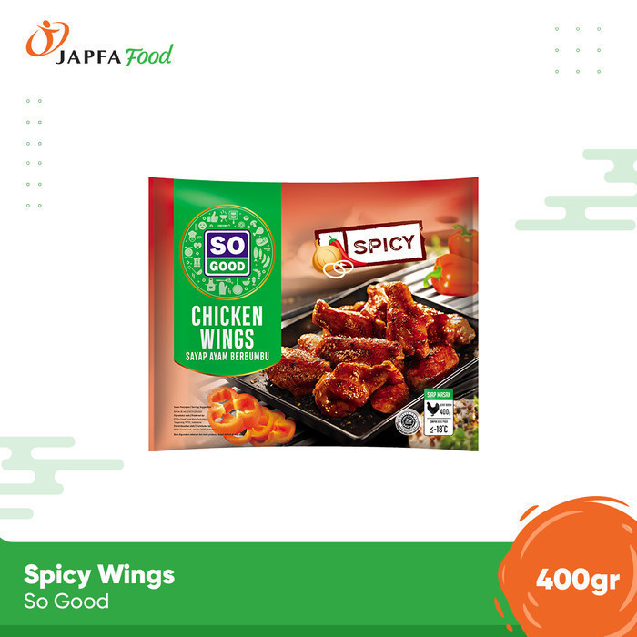 

So Good Spicy Wings / Sayap Ayam Berbumbu 400gr