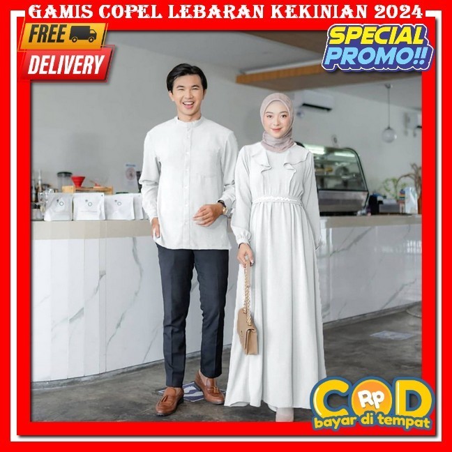 Sarimbit 2024 Ethica Royal 01 Natural Brown Fashion Muslim Terbaru Gamis Ori We-Store-Couple Lebaran