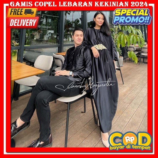 Baju Sarimbit Keluarga Muslim 2024 Sarimbit Samara Silmi Layyin Family Pewter Grey Gamis Couple Kelu