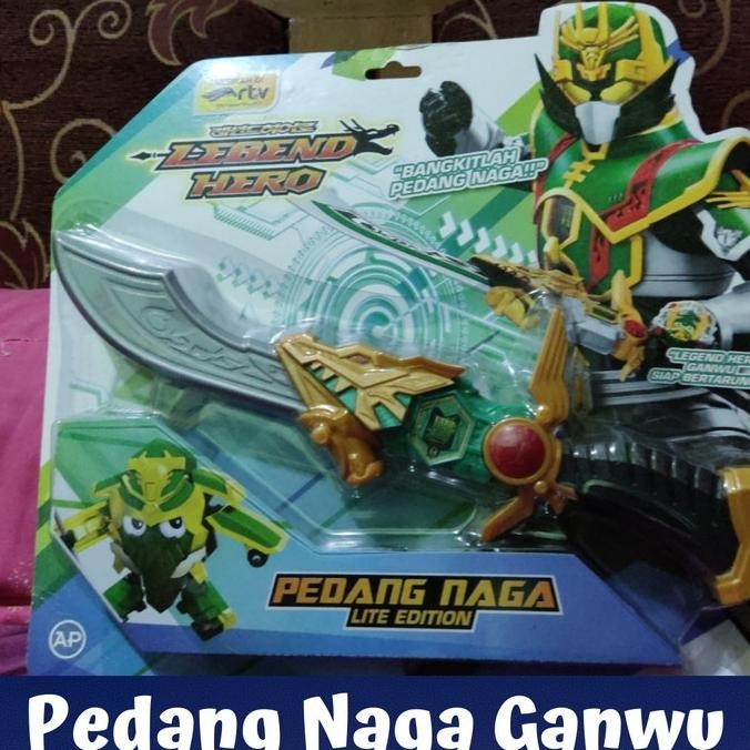 Mainan Anak legend hero Pedang naga ganwu hijau lite edition original
