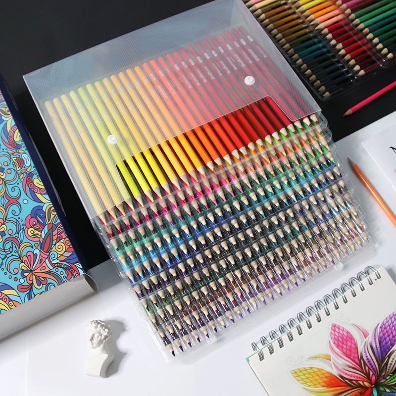 

260Kit Pensil Warna Lukis Anak Pelajar, Kuas Lukis Tangan dan Gambar