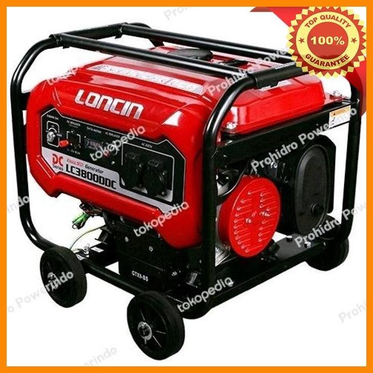 (PROH) LONCIN GENSET LC3800DDC GAS LPG - GENERATOR LONCIN 2200 WATT