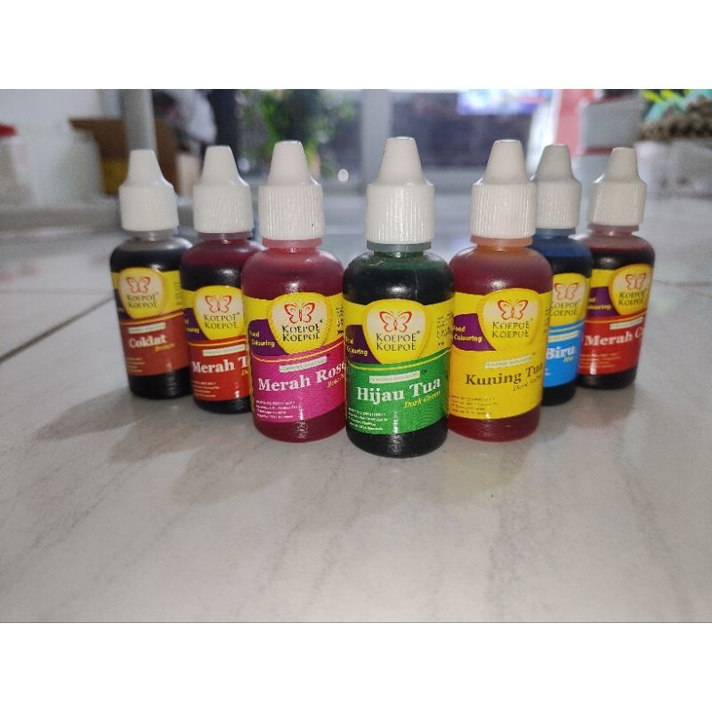 

PEWARNA MAKANAN KOEPOE KOEPOE BERBAGAI WARNA 30ml
