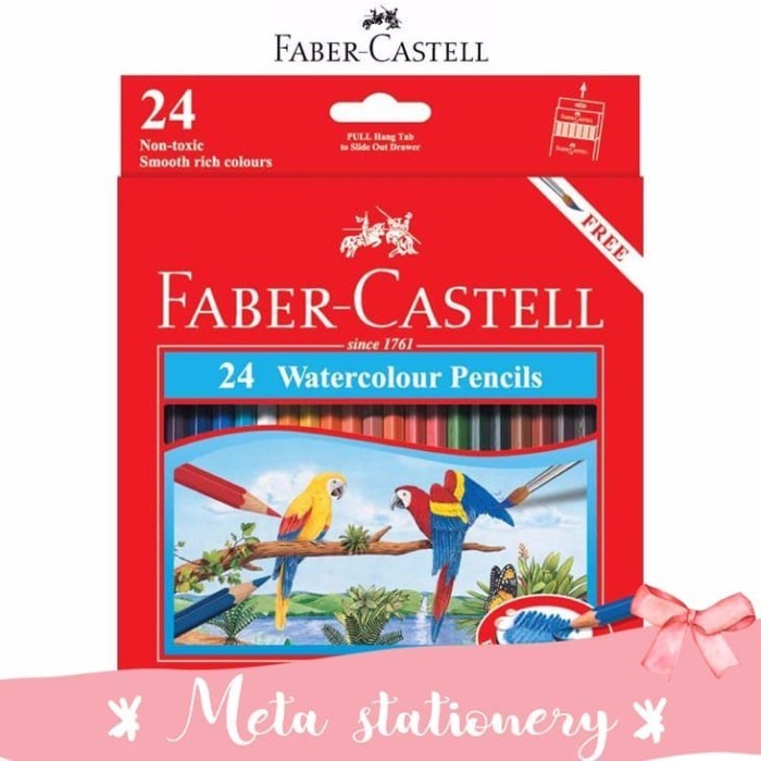 

Aman Pensil Warna Water Color Faber Castell 24 Terlaris