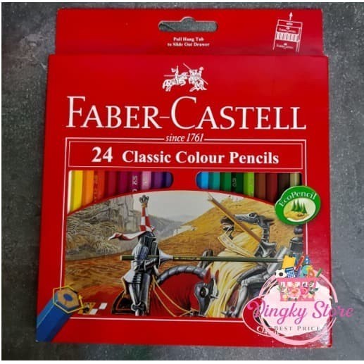 

Trendi Pensil Warna Classic 24 Warna Faber Castell Hot Sale