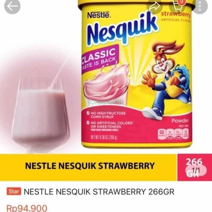 

nestle nesquick classic nesquick strawberry susu import USA Best Seller