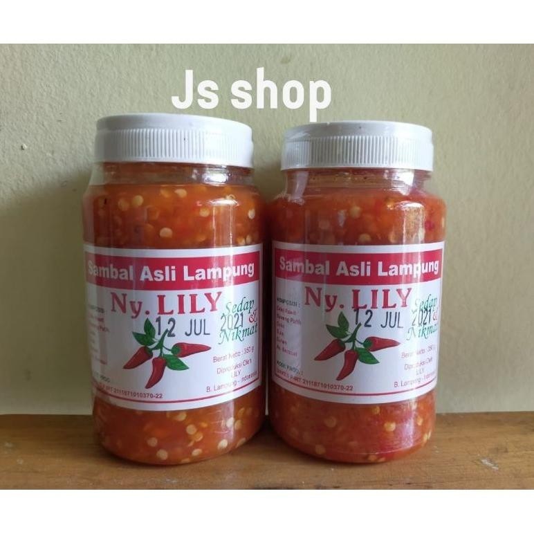 

SALE PRODUK Sambal Ny.Lily/Sambal asli Lampung 350gram TERLARIS