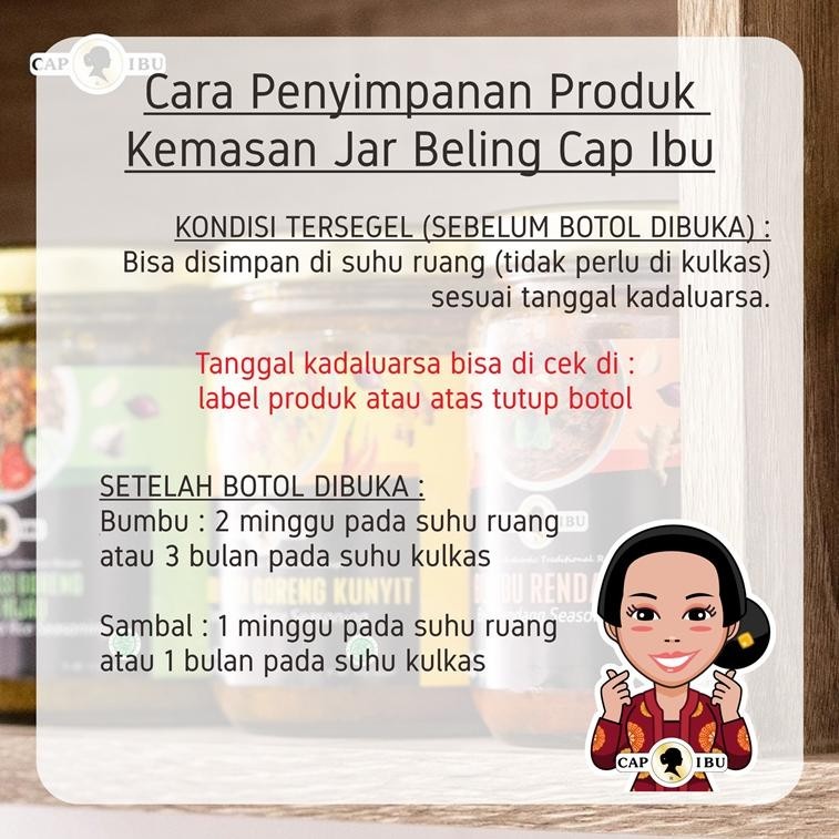 

SALE PRODUK CAP IBU Sambal Kacang Kemasan Botol Jar TERLARIS