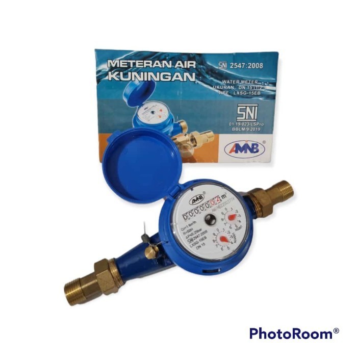 Meteran Air 1/2'' Kuningan Sni Pdam Nankai / Water Meter Asli Kuningan