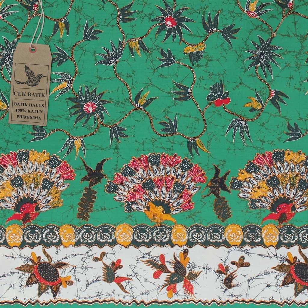 Kain Batik Motif Batik Madura Manis (Hijau Tosca)