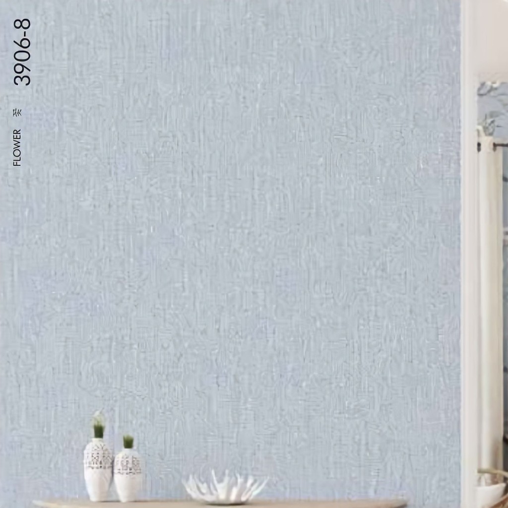 Wallpaper Pandora - Wallpaper Dinding Polos Biru Abu