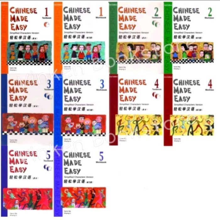 

BUKU CHINESE MADE EASY TEXTBOOK & WORKBOOK LEVEL 1/2/3/4/5