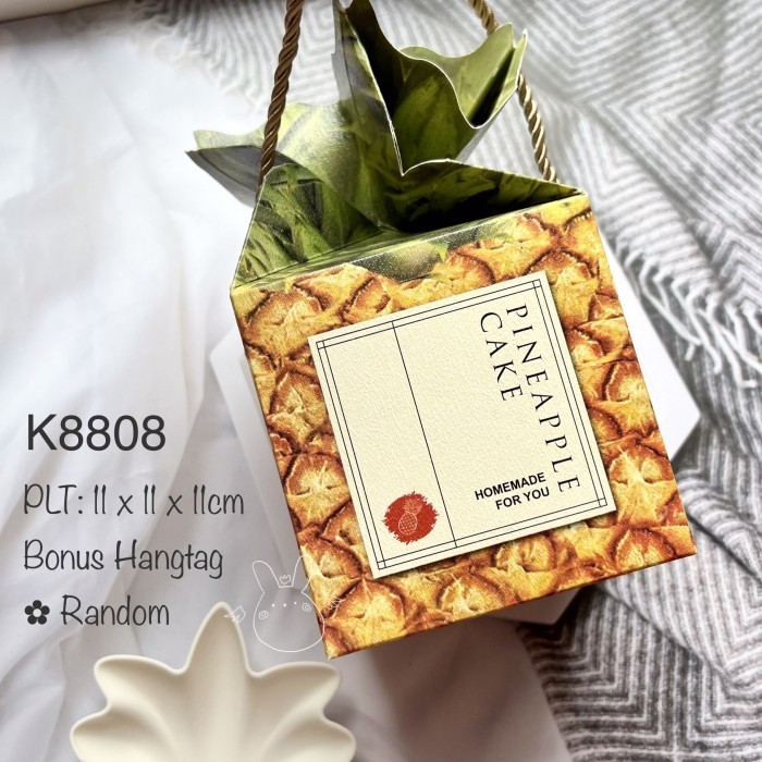 

Kotak Nastar K8808 Dus Nanas Pineapple Box Packaging 040