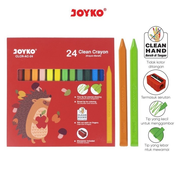 

Update Joyko Clear Crayon Clcr-Ac-24 [ Set ] Murah