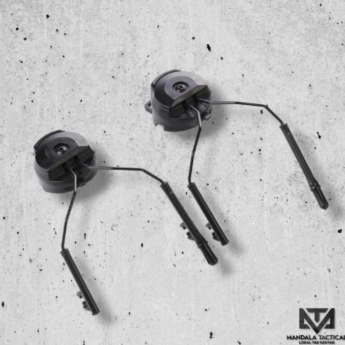 Rail Adapter Hearing Protection Aksesoris Helm Headset Tactical