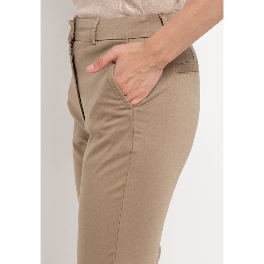 [THE BEST COLLECTIONS] Geela Official - Basic Office Long Pants Hazel Wood ( G.3158-95 )