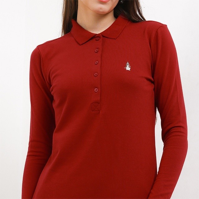 [THE NEW BEST SELLER] Hush Puppies Kaos Polo Wanita Almyra Red