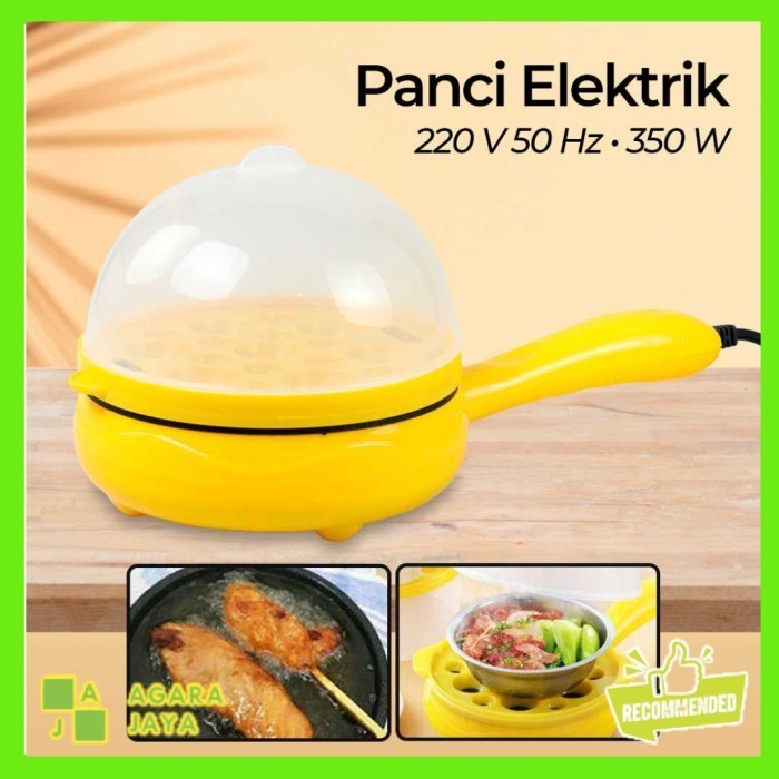 Terlaris Teflon/Wajan/Panci Listrik Serbaguna Pancake Egg Boiler Frying Pan Promo Terbaru