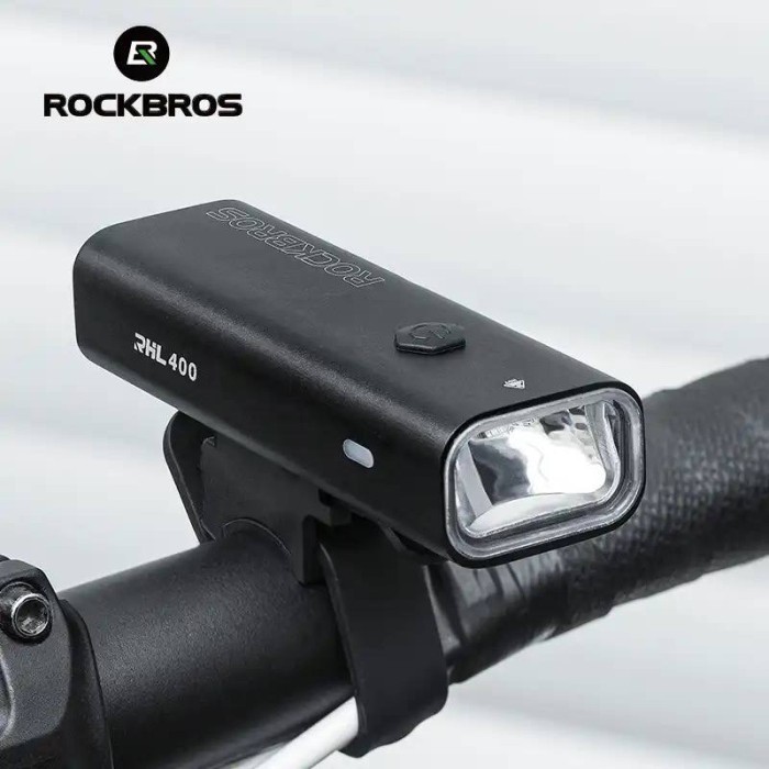 Terlaris Lampu Depan Senter Rockbros 400 Lm Lumen Promo Terbaru