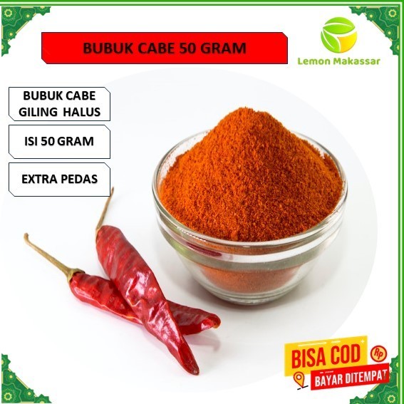 

BUBUK CABE CHILI POWDER 50 GRAM