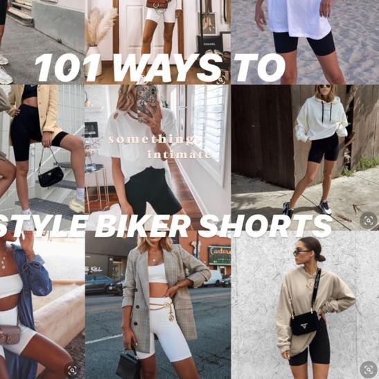 [ONLINE EXCLUSIVE] Forever 21 Active High Rise Ribbed Biker Shorts / F21 Short Legging Pendek