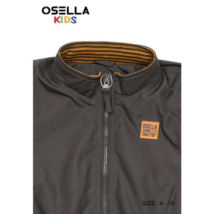 [SVT COLLECTIONS] Osella Kids - Jaket Fashion Anak Laki-Laki Warna Army Green 2261300154