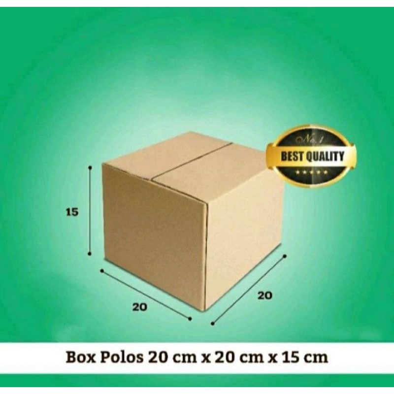 

Promo COD Kardus Polos Ukuran 20x20x15 cm Karton Box Hacking Olshop