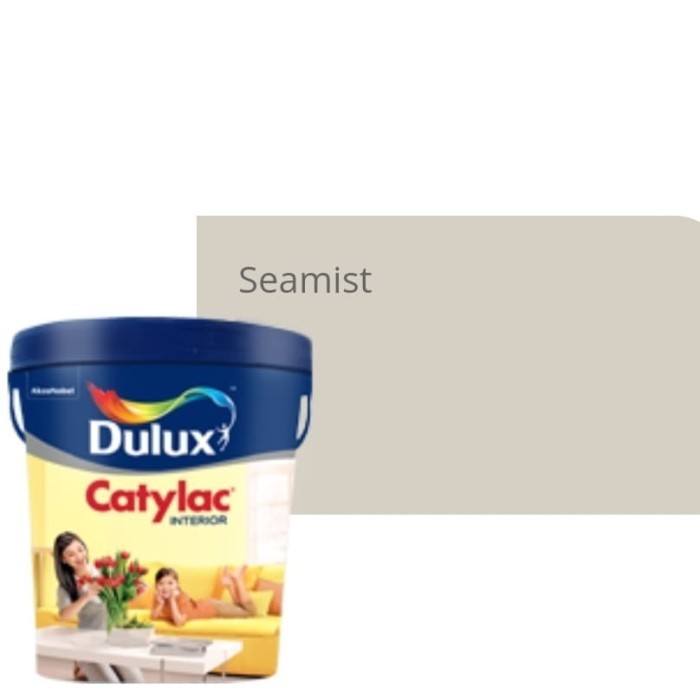 DULUX CATYLAC INTERIOR 5KG SEAMIST/CAT TEMBOK INTERIOR