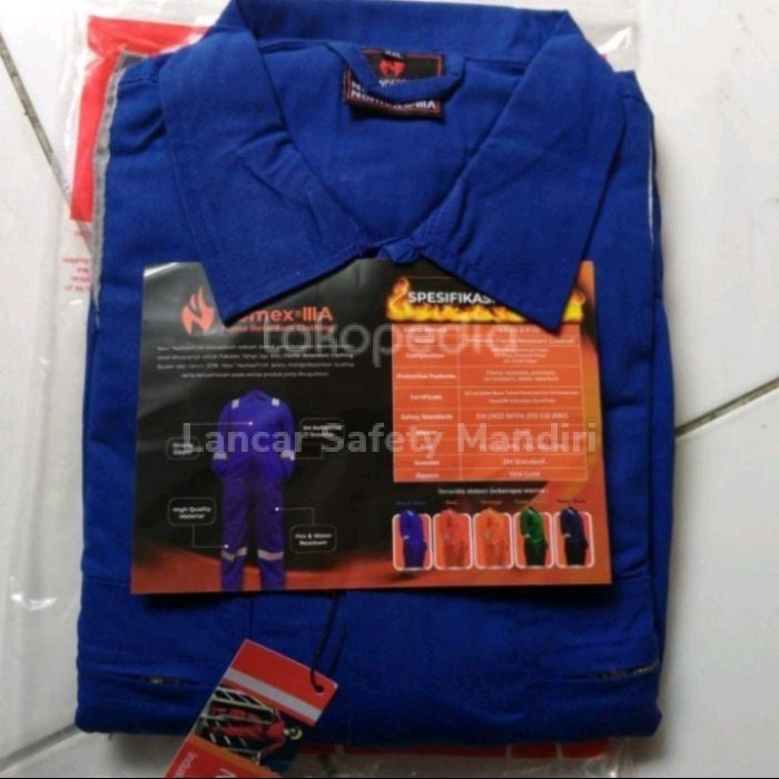 WEARPACK COVERALL NEW NOMEX IIIA ANTI API / ARMAID BERSERTIFIKAT