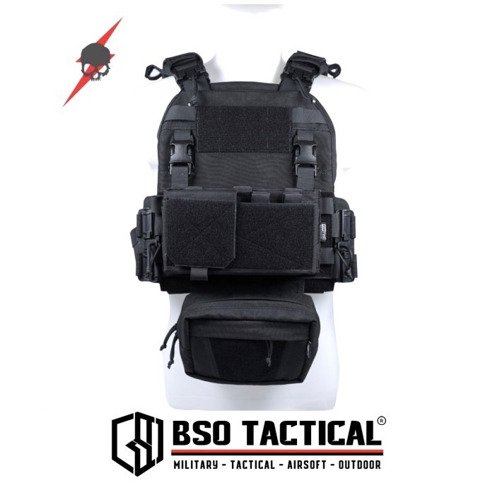 Foxtwo Rompi Tactical Plate Carrier Vest Body Protection Qui Release