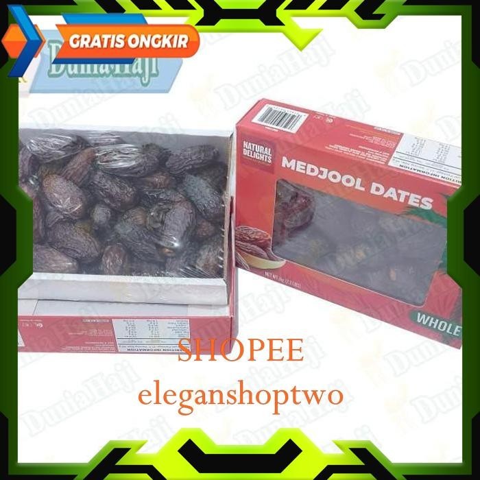 

KURMA MEDJOOL 1KG NATURAL DELIGHT USA CALIFORNIA FRESH MEJOOL JUMBO PRODUK KUALITAS BERKELAS !!