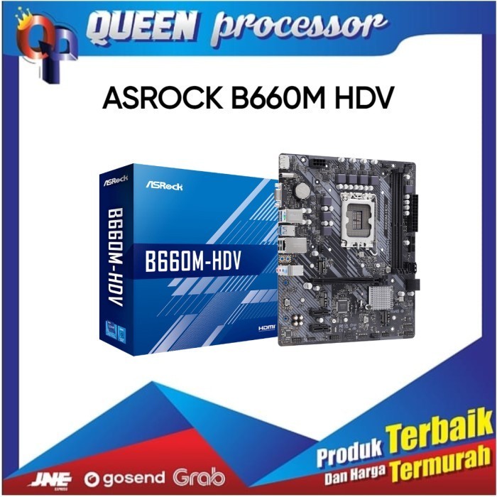 Terlaris Asrock B660M Hdv ( Lga1700 / B660 / Ddr4 )
