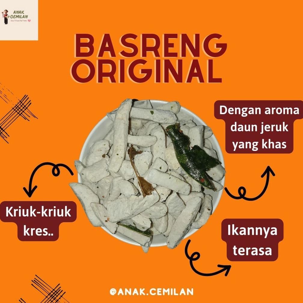 

CR - BASRENG 1Kg / BASRENG PEDAS DAUN JERUK/ BASRENG ORIGINAL / Basreng snack kiloan legend TERLARIS