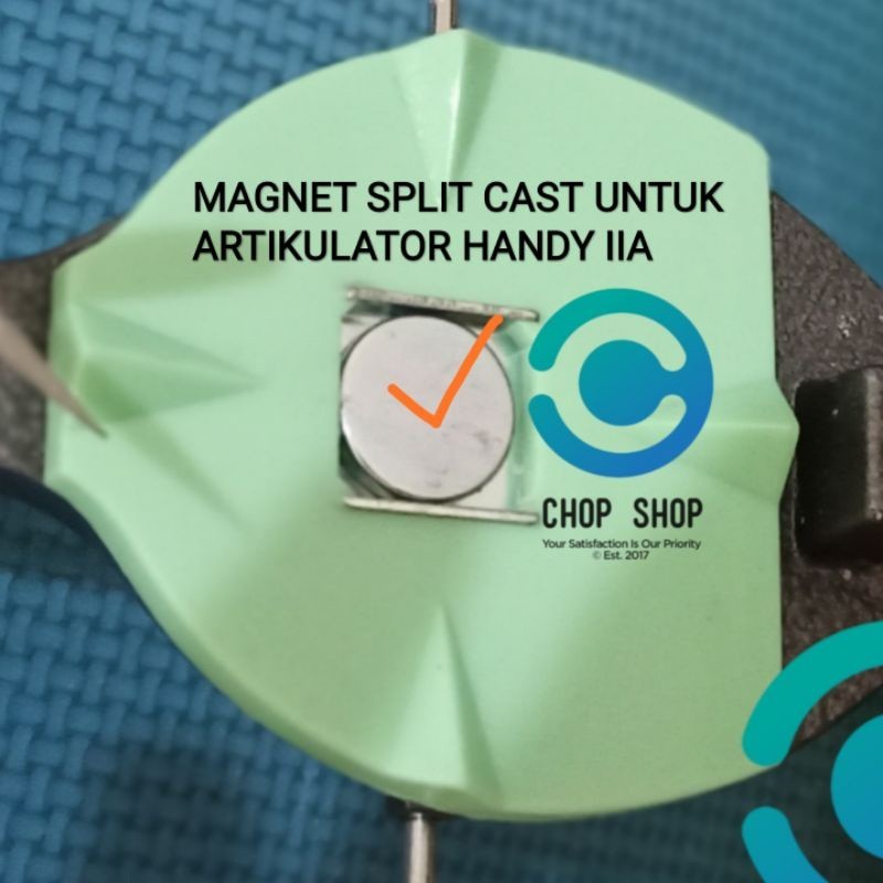 MAGNET Split Cast Artikulator Handy IIA Plat Hijau per pcs