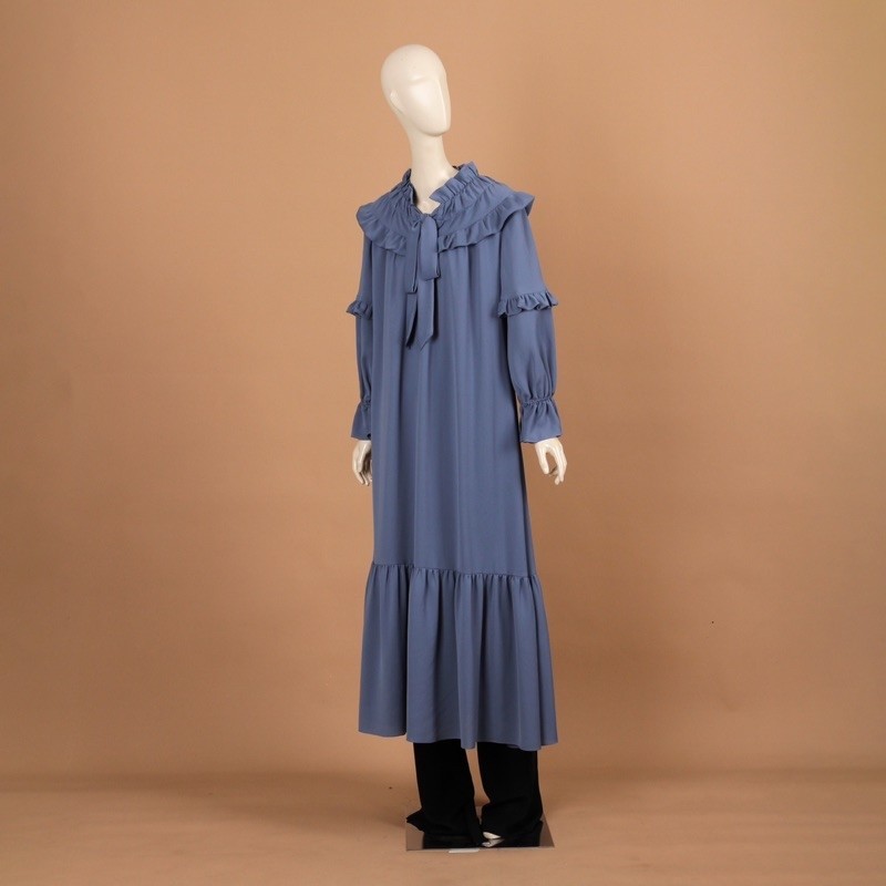 Itang Yunasz Ready to Wear - Layered Crepe Dress
