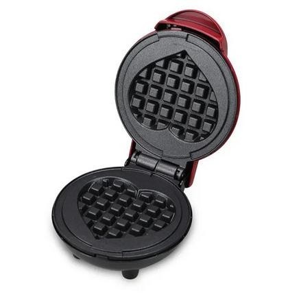 Cetakan Pembuat Waffle Bentuk Love/Mini Maker Waffle Elektric Verttuan