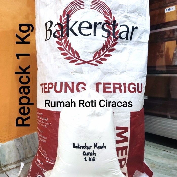 

Tepung Terigu Bakerstar Merah Protein Tinggi Repack 1 Kg 019