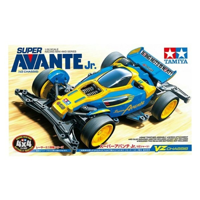 DISKON SPESIAL TAMIYA MINI 4WD ORIGINAL SUPER AVANTE JR. VZ CHASSIS TERLARIS