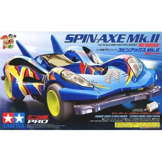 DISKON SPESIAL TAMIYA MINI 4WD ORIGINAL SPIN AXE MK II TERBARU