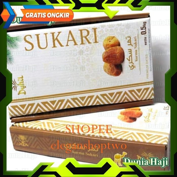 

KURMA SUKARI 500GR PREMIUM GROSIR ISI 20PCS KURMA BASAH RAJA SUKARI THE BEST SELLER !!