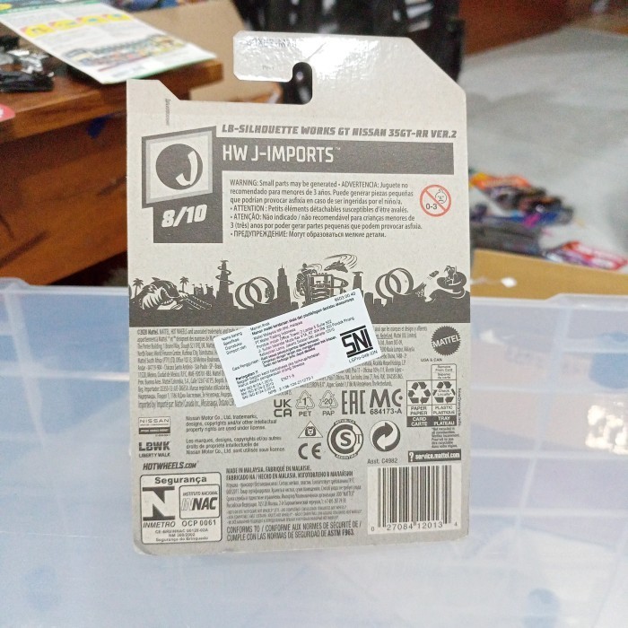 FLASH SALE HOTWHEELS LB SILHOUETTE WORKS GT NISSAN 35GT RR VER 2 R35 BIRU TERMURAH